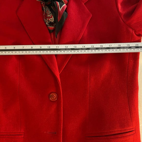 David Benjamin Wool Blazer Size 12 (fits largish - see measurements) fully lined - Picture 7 of 11